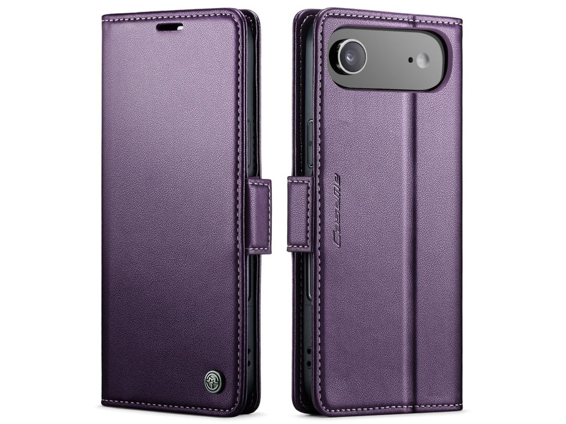 Capa Caseme Para Iphone Air Com Compartimento Para Cartão - Roxa
