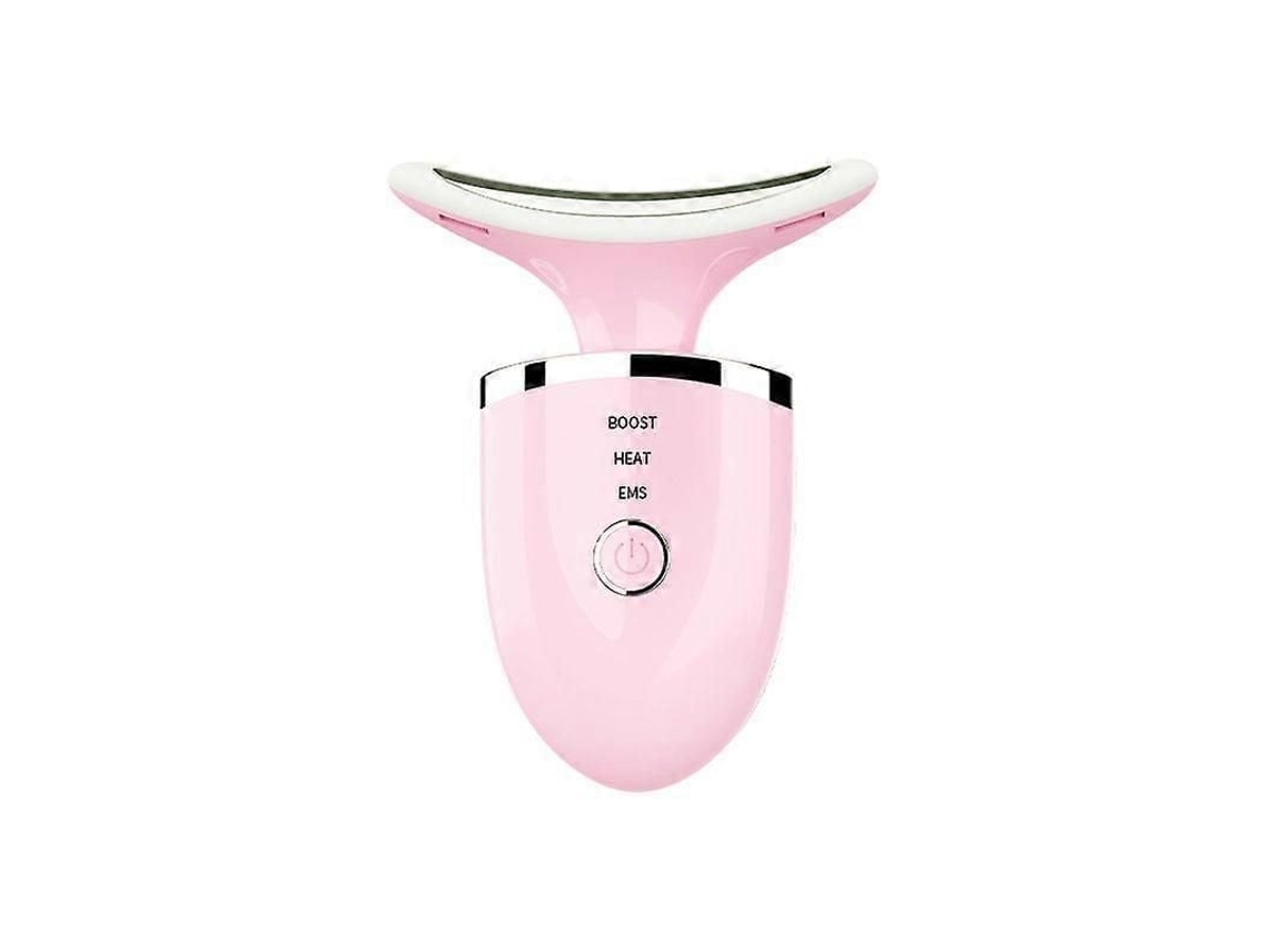 Massageador Facial e de Pescoço com Aquecimento Led para Lifting Beleza Facial, Duplo. GOKOCO