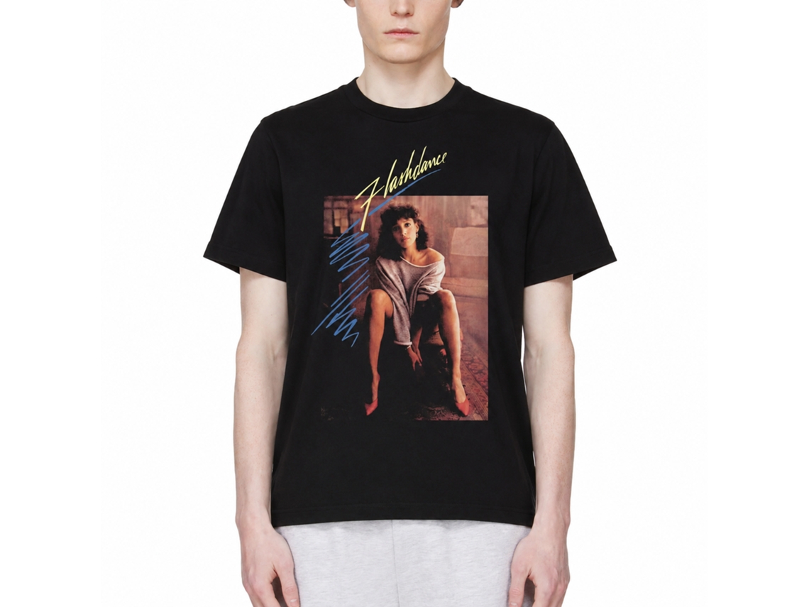 Rockinstone Flashdance Poster Black T-shirt Size:l