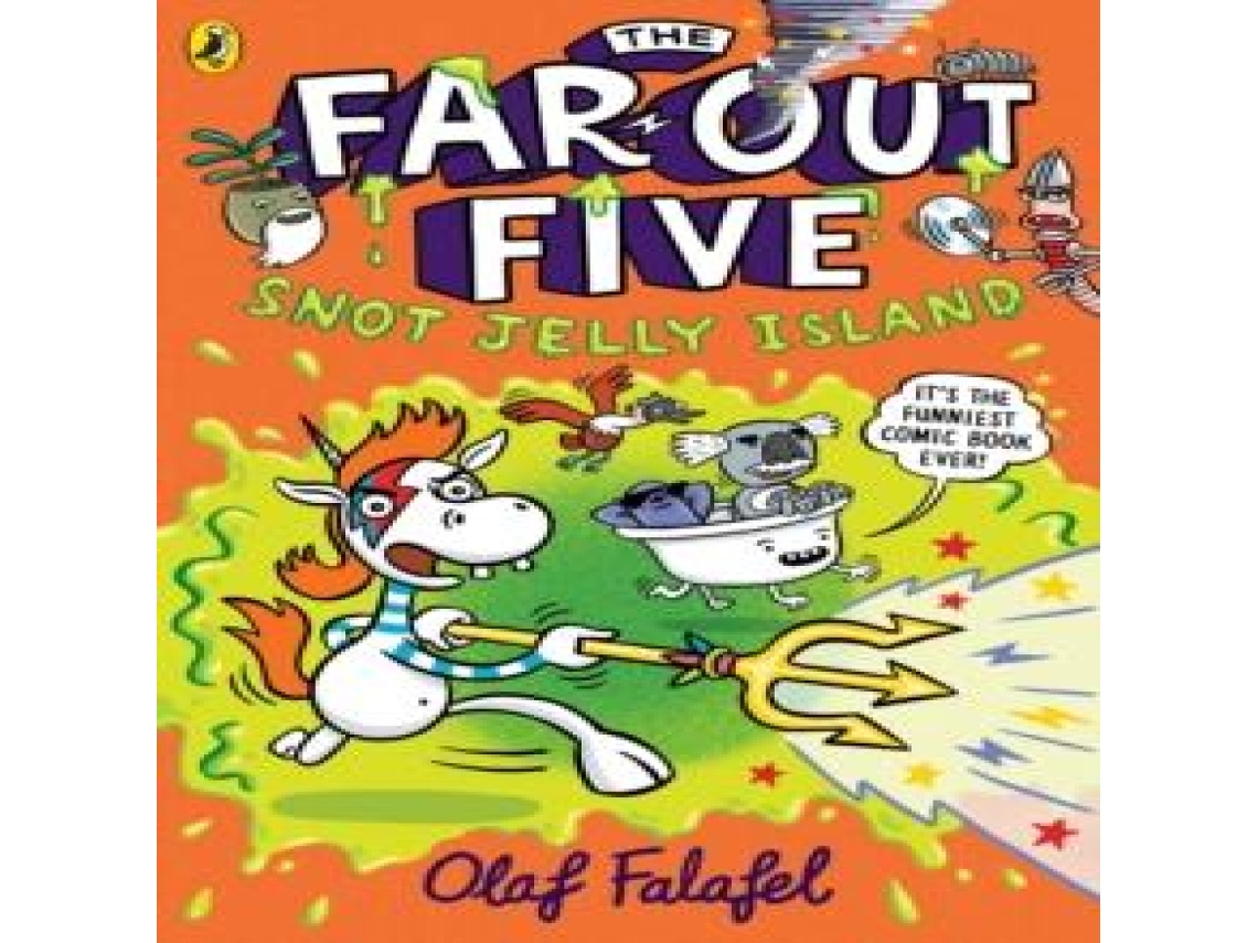 Livro The Far-Out Five Snot Jelly Island de Olaf Falafel (Inglês)