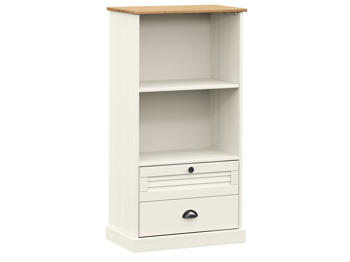 Bookcase, Bookcases Vidaxl Branco Madeira De Pinho (n/a)
