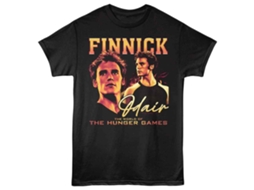 Unisex Adult T-shirt Rockinstone Hunger Games Fiery Finnick Blacksizel