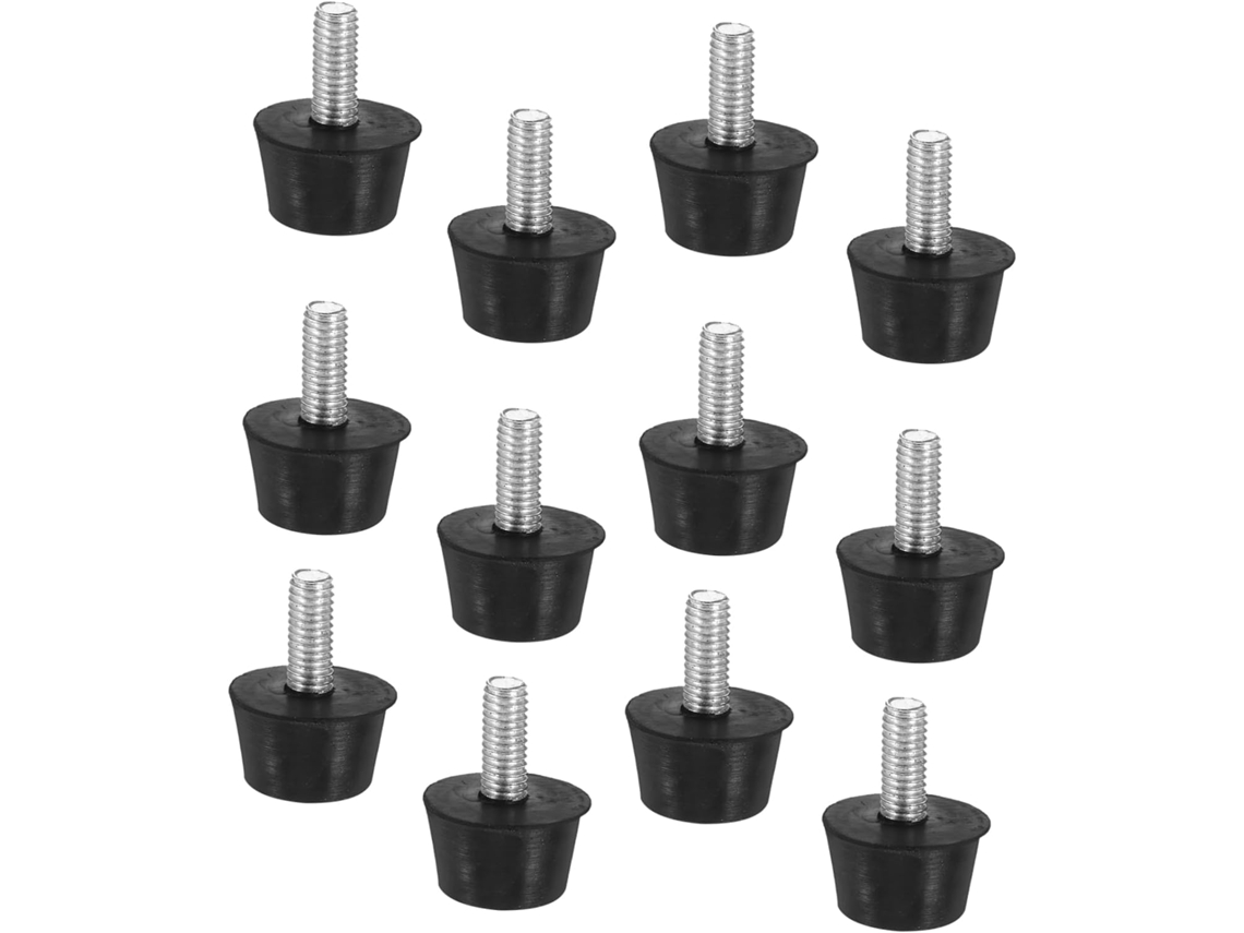Mipcase Conjunto De 12 Pés Niveladores Para Móveis, Com Parafuso, Ajustáveis, De Borracha Antiderrapante, Para Cadeiras