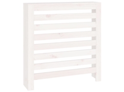 Radiator Cover, Radiator Covers Vidaxl Branco Madeira De Pinho (79.5 X 19 X 84 Cm)