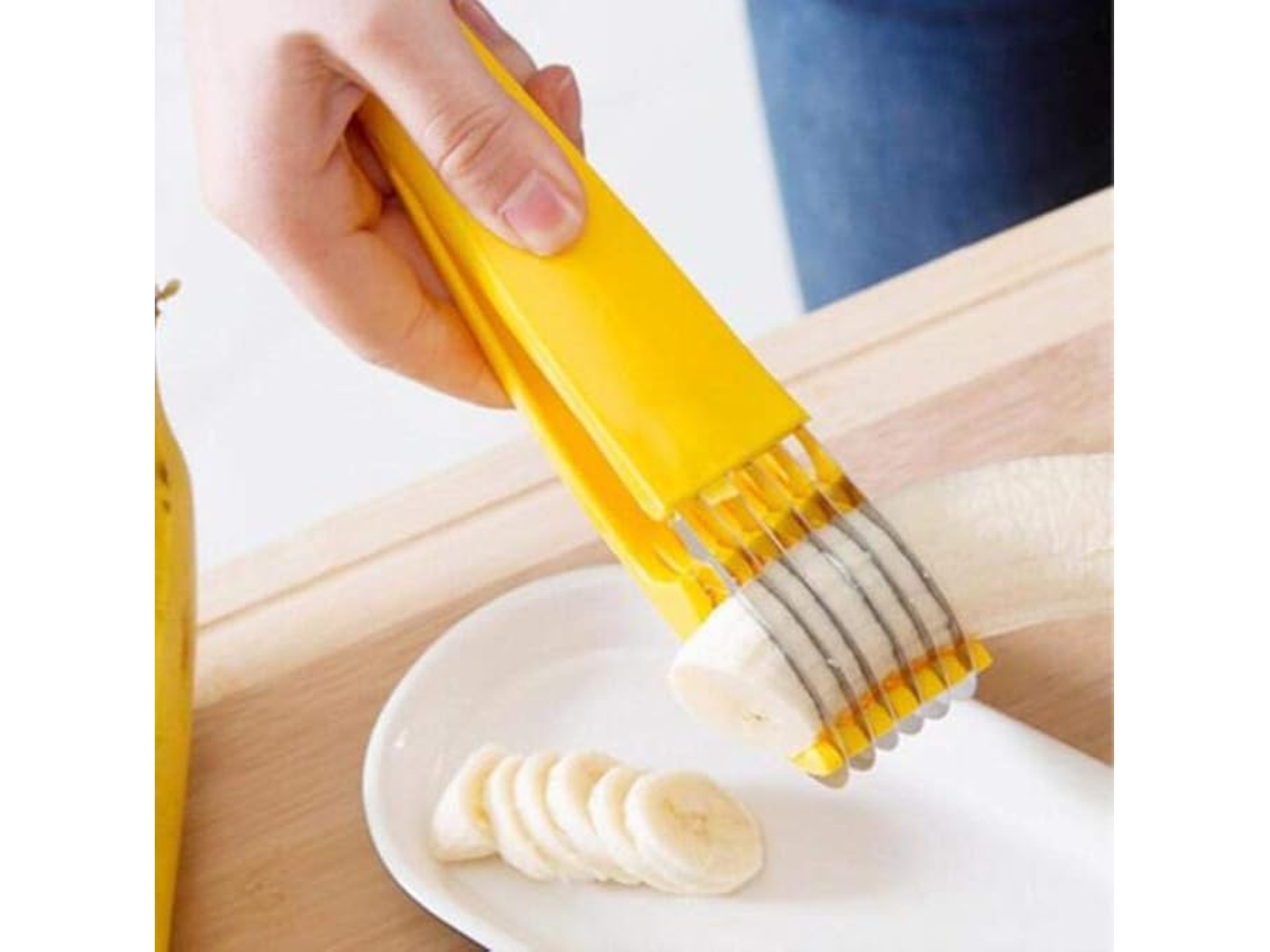 Cortador de Frutas em Aço Inoxidável para Banana, Cortador de Fiambre e Salsicha DUREFORWARD