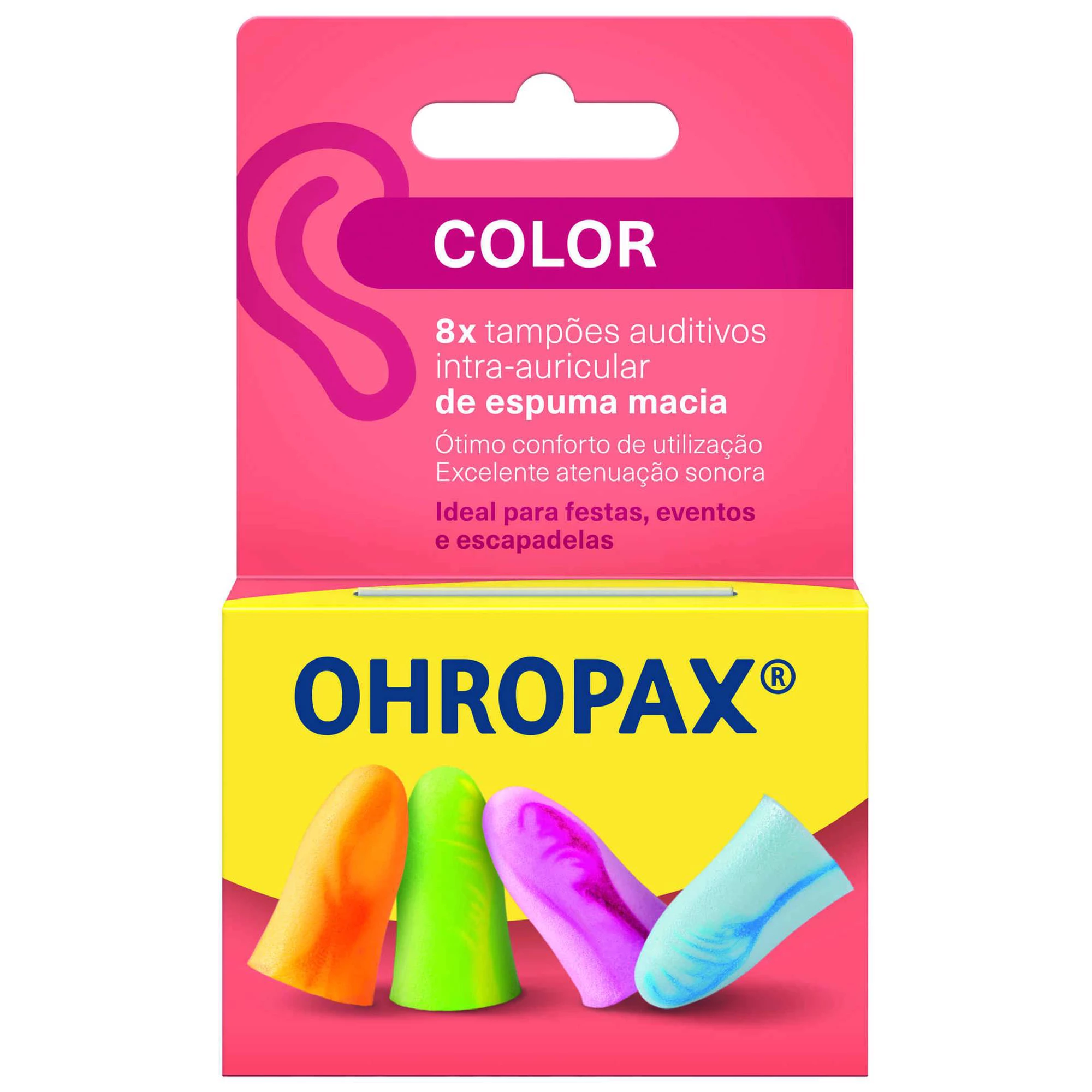 Tampões Auditivos Color
