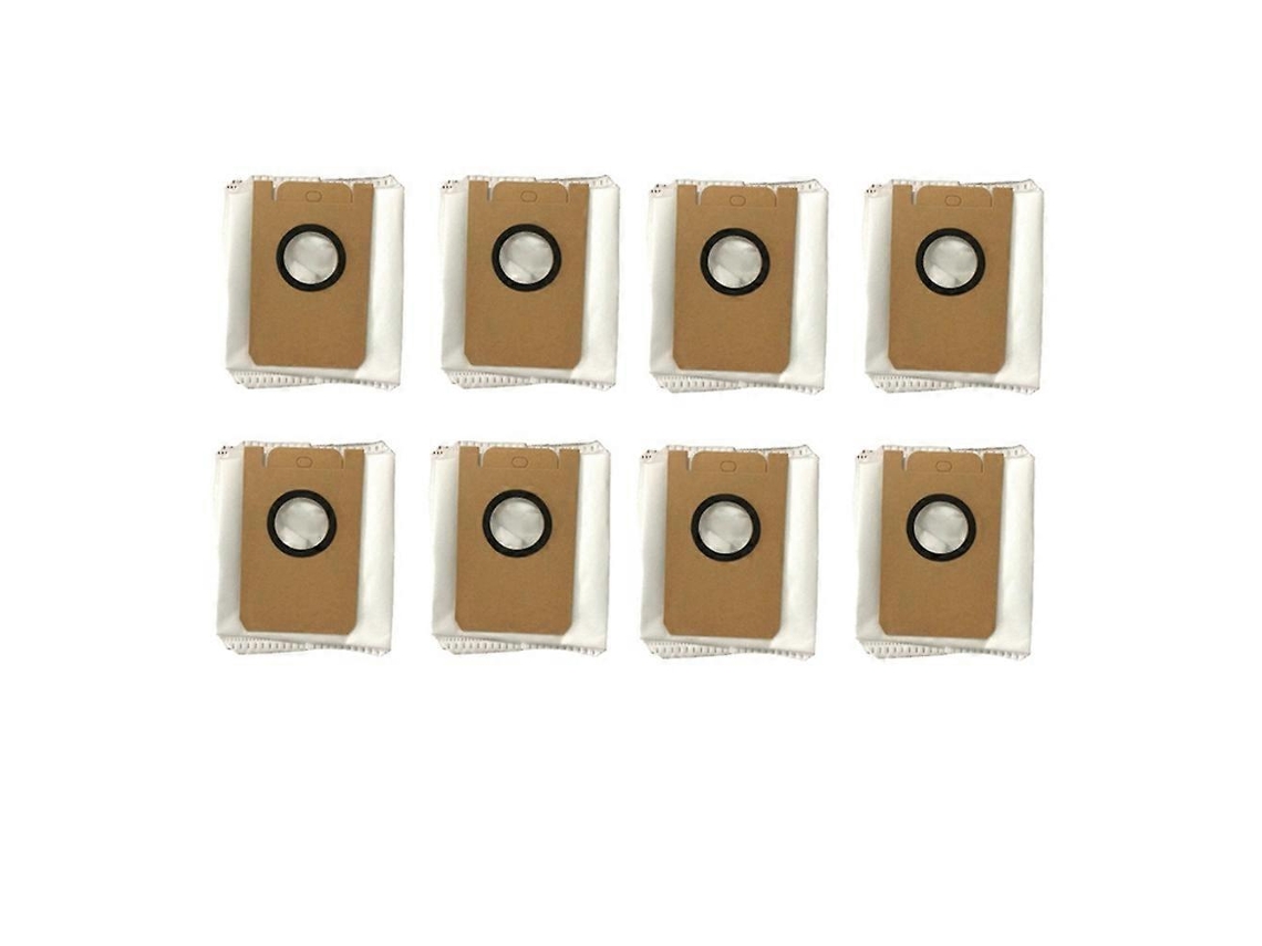 Conjunto De 8 Sacos De Pó Para Aspirador Robô Q11 Com Esvaziamento Automático, Para Uma Limpeza Mais Eficiente.