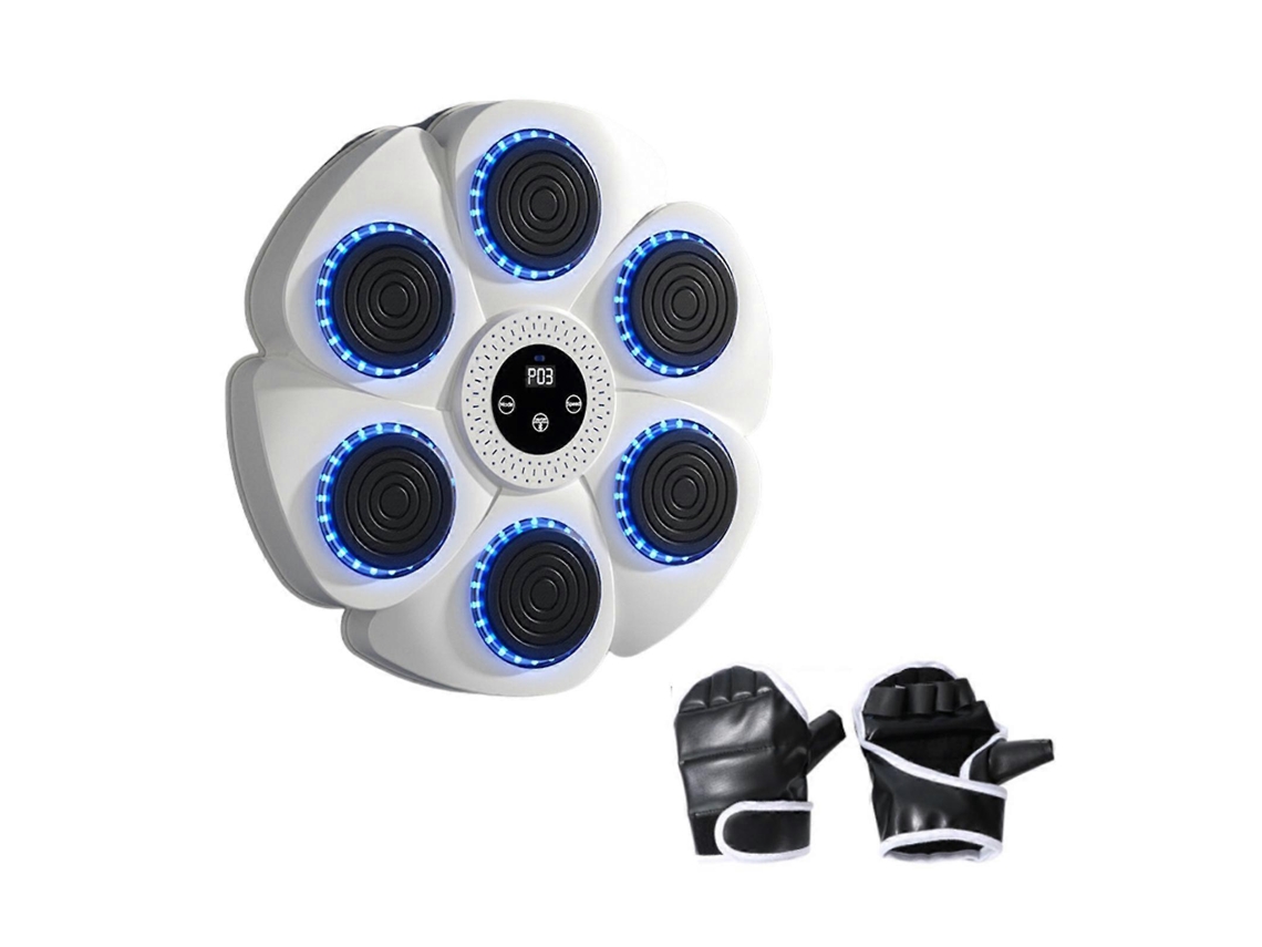 Máquina De Boxe Musical Com Alvo De Parede Para Uso Doméstico, Compatível Com Academia E Karatê, Nas Cores Preto E Branco. Aquaforge