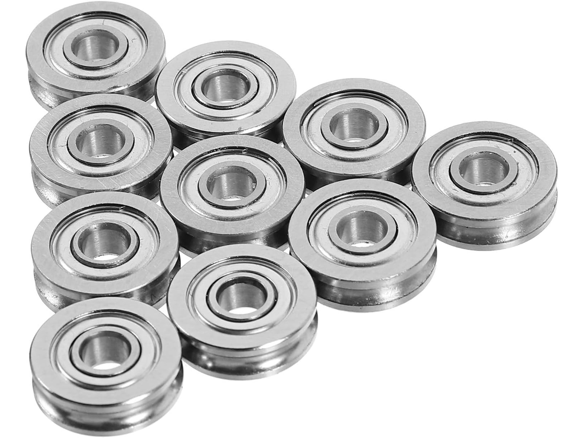 Conjunto De 10 Polias De Aço Com Rolamento Linear