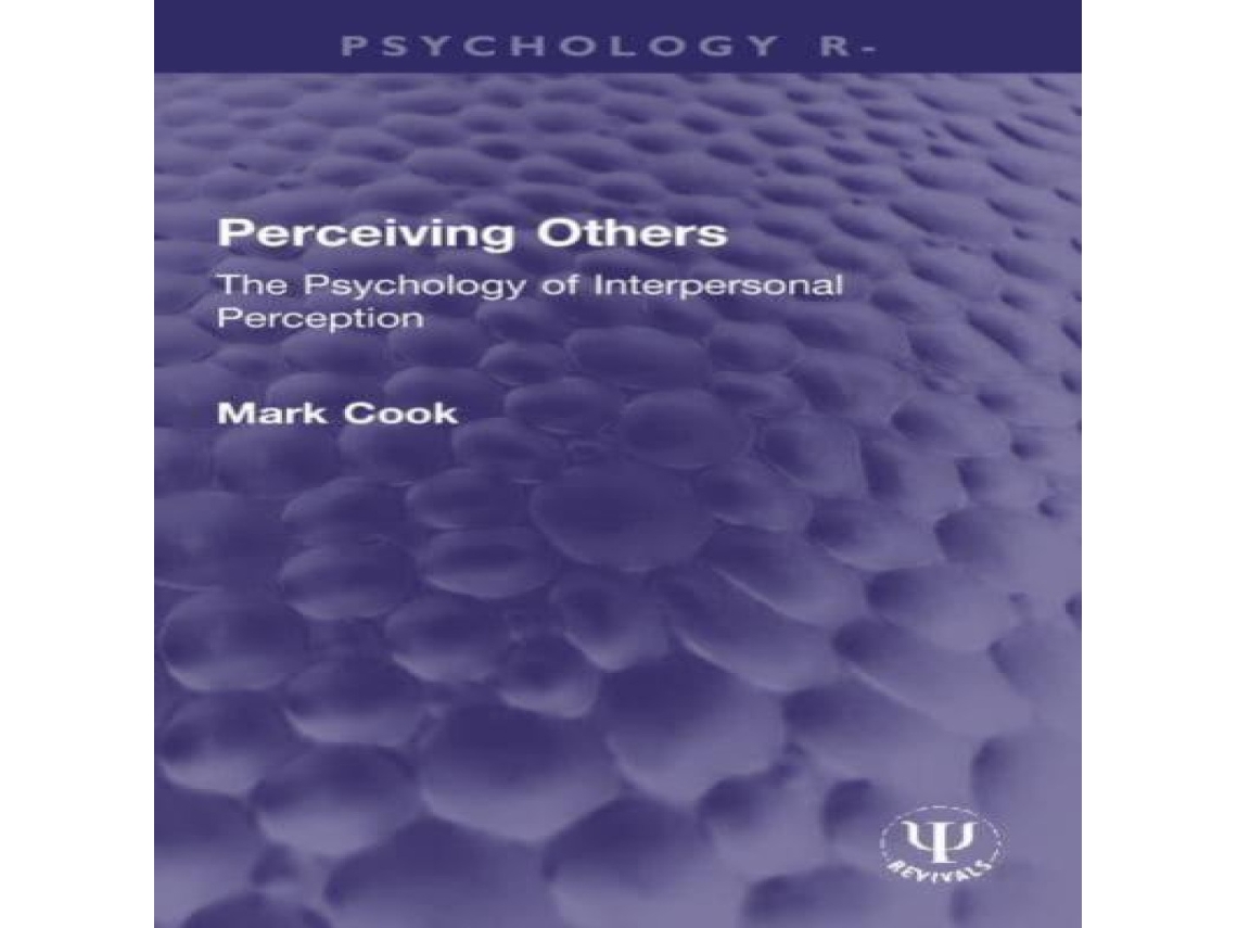 Livro Perceiving Others de Mark Cook (Inglês)