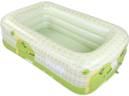 Piscina Inflável de Dinossauro para Crianças, Piscina Brincar Profunda 56 Cm com Pvc Reforçado e CHABERLU