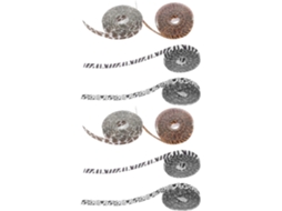 Conjunto Nolitoy de 8 fitas com estampa animal, 1cm x 4,5m, estampa de leopardo, para artesanato, decoração de festas e