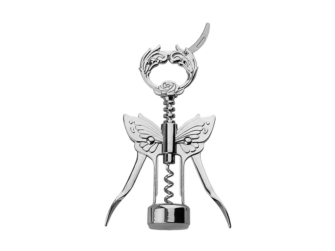 Abridor de Garrafas de Vinho Asa Borboleta Multifuncional Saca-rolhas Para Cozinha, Restaurante, Castelo E Bares - Decoração Mesa-aquaforge