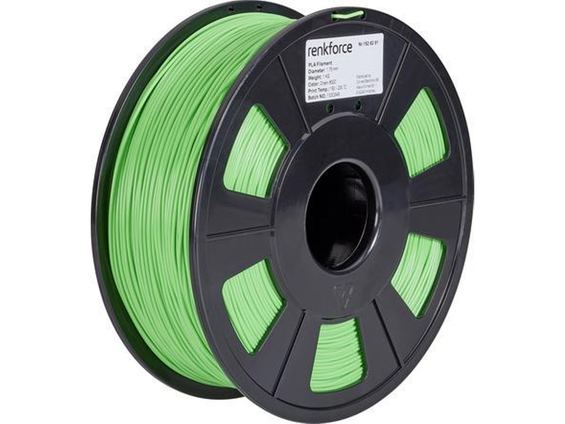 RF 4511198 Material de impressão 3D ácido polilático verde 1 kg (RF 4511198) Renkforce (PLA)