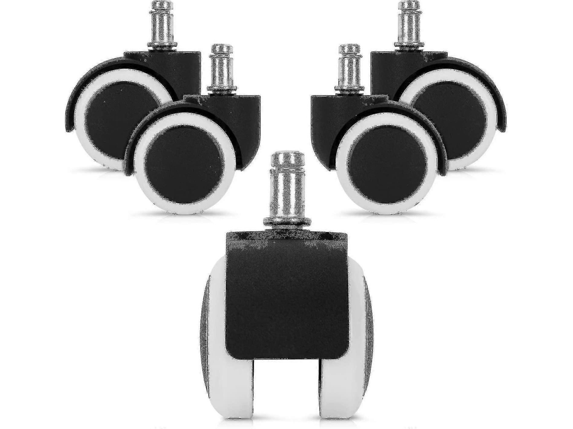 Lurelia Rodízios Para Cadeira De Escritório, Pack De 5, 11 Mm, 50 Mm, 360°, Roda Dupla, Universal, Magnético, Para Móveis