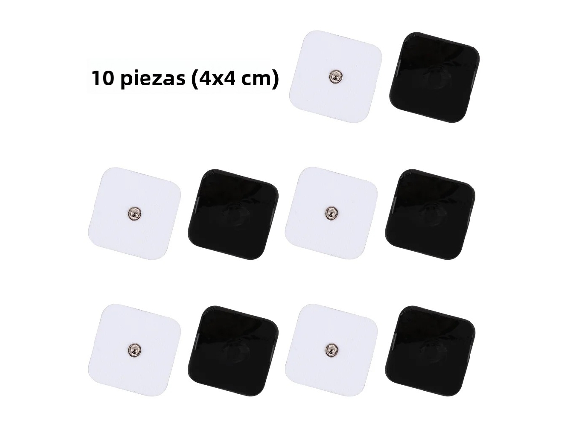 Adesivos de Estimulação Muscular Ems para Massagem. MDUG (10 Unidades, 4x4cm)