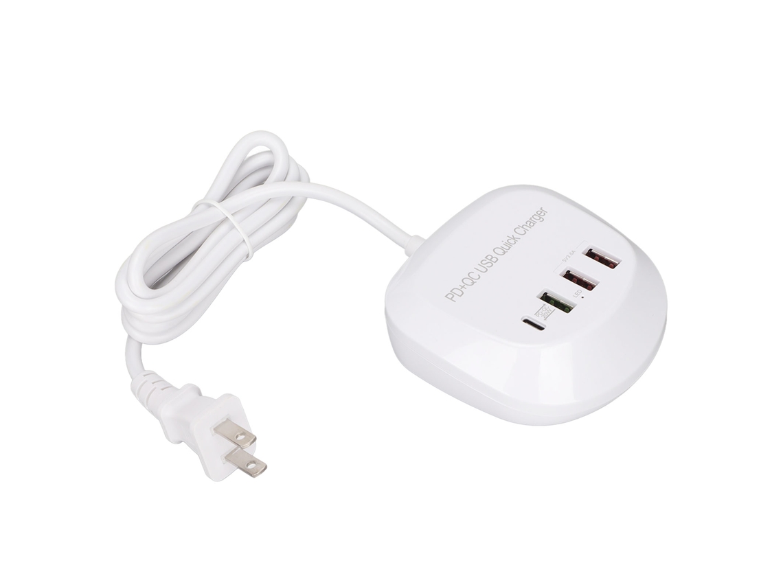 Carregador Usb EOOCOO (carregamento Rápido 20w com 4 Portas)