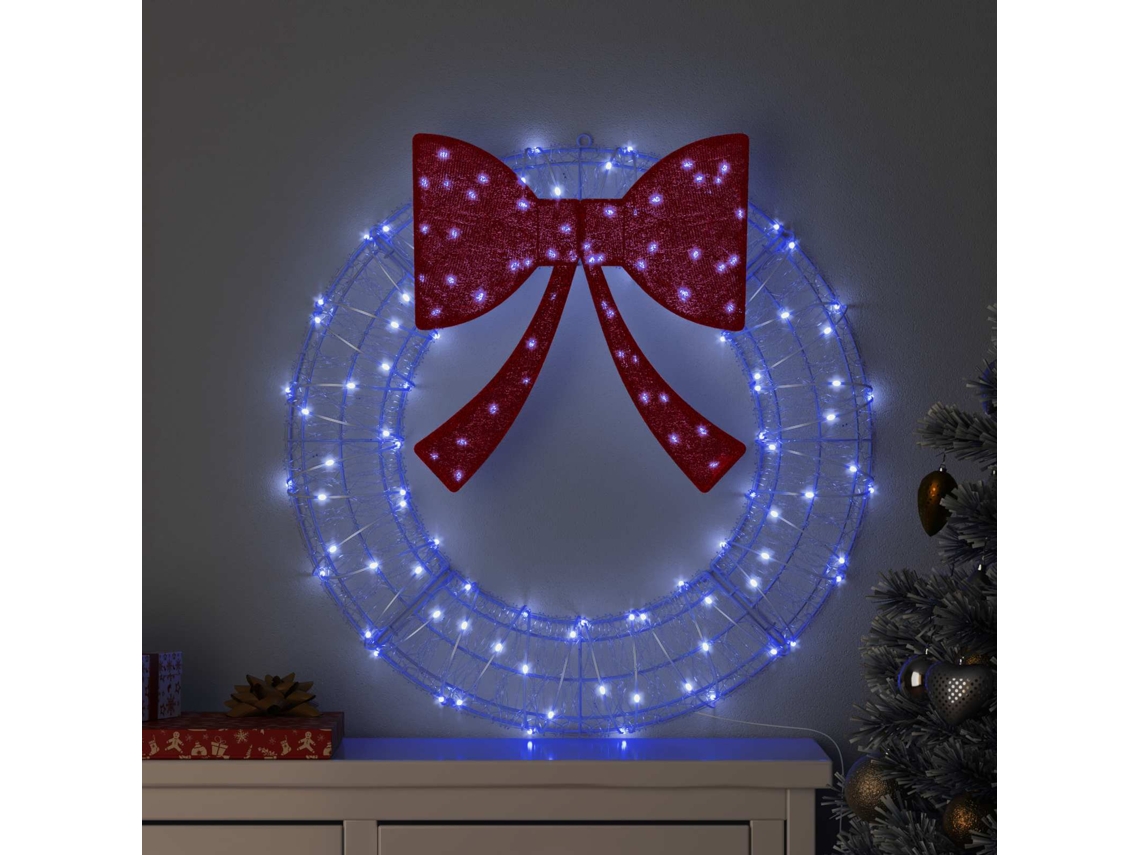 Vidaxl Guirlanda 60 Led Azul 76 X 76 X 8,5 Cm Acrílo