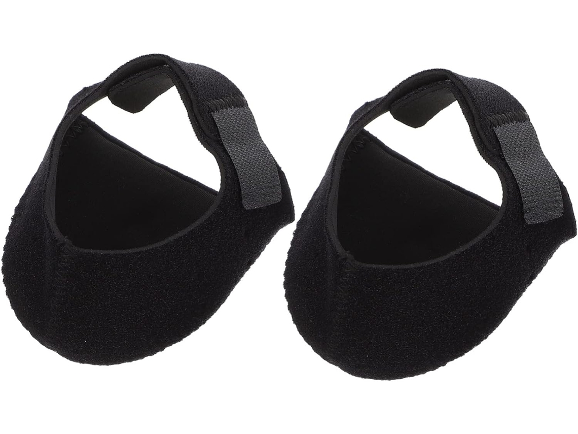 Protetor De Calcanhar Antiderrapante Silicone Holibanna, Com Orifício Para Fixação, Confortável E Com Absorção De