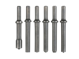Conjunto De 8 Brocas Pneumáticas Laxiscreed Para Martelo De Rebitagem Em Aço 40cr Com Molas