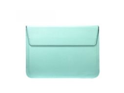 Capa para laptop HEXINYIGJLY 15.6 com suporte em PU para Macbook/Dell/HP/Lenovo/LG Verde Claro