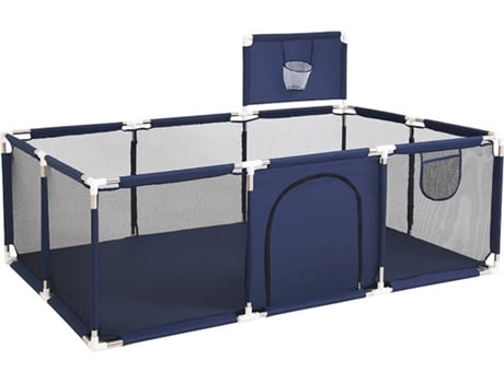 Parque Retangular MCBABY Sem Balizas (Azul - 190x129x66 cm)
