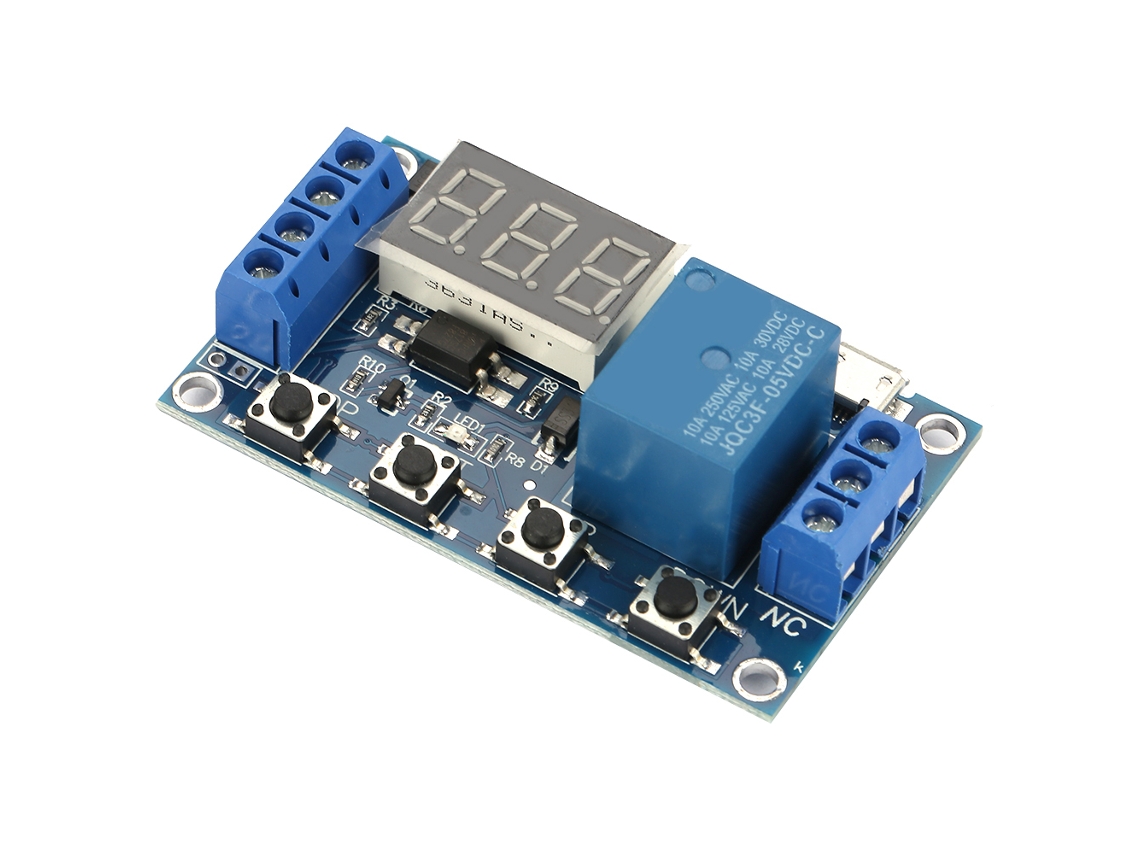 Módulo Relé Timer Ciclo Atraso Led 5-30v