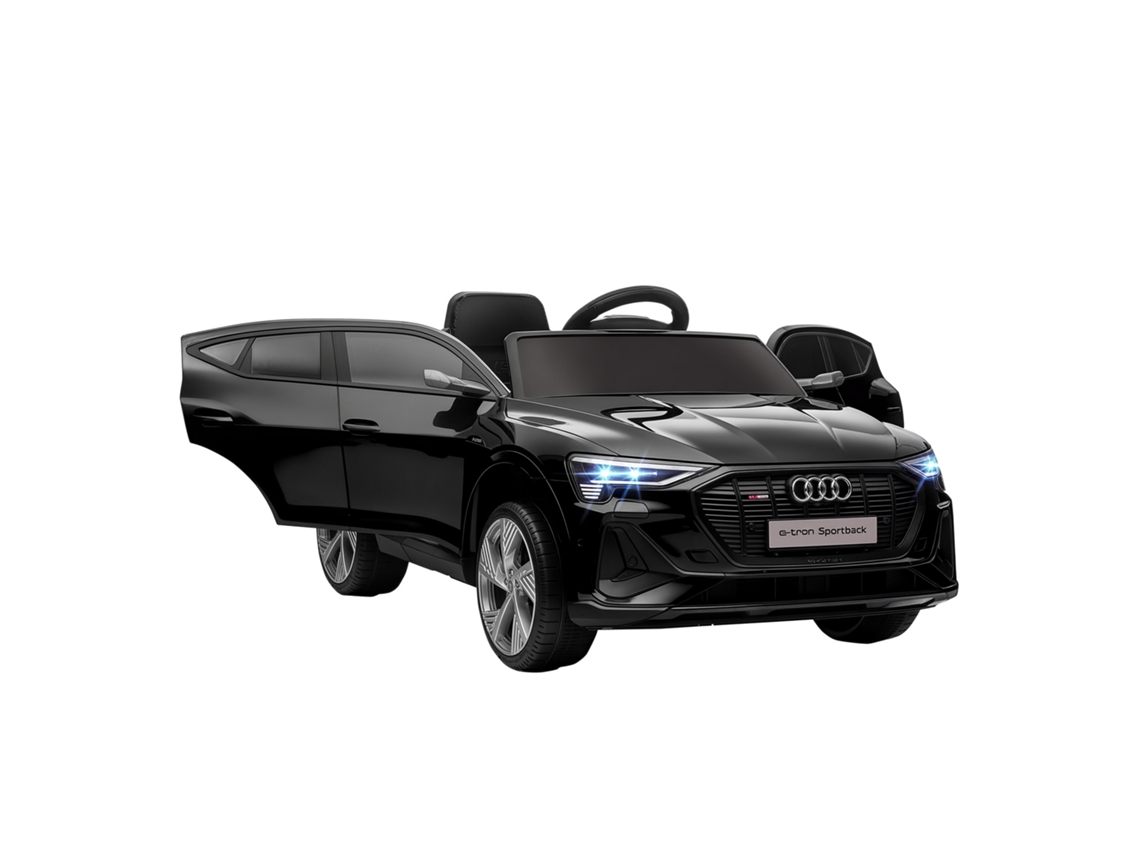 Carro E-tron 12v 5km/h, Controle Remoto 2.4g, Led, Música, Usb/mp3, Preto