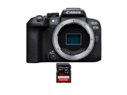 Eos R10 + 1 Sandisk 128gb Uhs ii 300mb/s Máquina Fotográfica Híbrida Aps c + Ebook “20 Dicas para Fotos Que Impressionam” CANON
