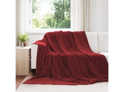 Vidaxl Cobertores De Sofá 6 Unid. Vermelho Bordeaux 240 X 270 Cm Lã