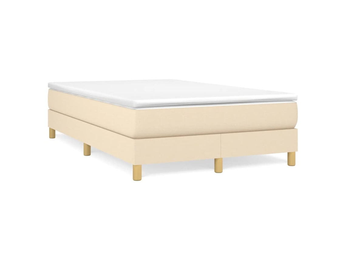 Box Spring Bed, Box Spring Beds Vidaxl Creme Tecido (120 X 200 Cm)