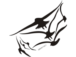 Papel De Parede Autoadesivo Criativo Com Gaivotas Em Pvc Preto, Decoração Para Casa.