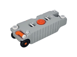 Mini ventilador de turbina portátil, LCD, recarregável, visor digital, preto