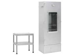 Vidaxl Defumador Com Mesa Aço Galvanizado