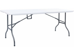 Garden Table, Garden Tables Vidaxl Branco Metal