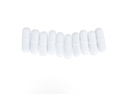 Conjunto De 10 Barras Agitadoras Magnéticas De 9 X 28 Mm, Resistentes À Temperatura, De Ptfe, Para Laboratório, Cor Branca