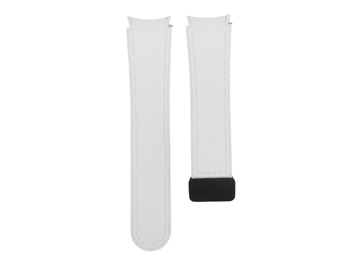 Cinto De Relógio De Silicone Com Fecho Magnético Quick Release Para Watch 5, 6 E 4 Branco