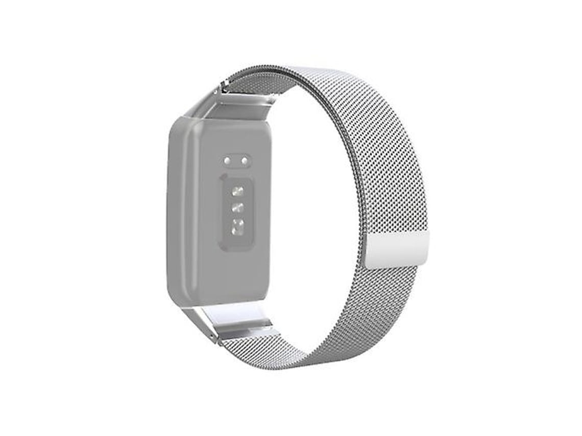 Pulseira De Relógio Lurelia Para Oppo Watch Free Nfc Milan De Metal Magnético Prata