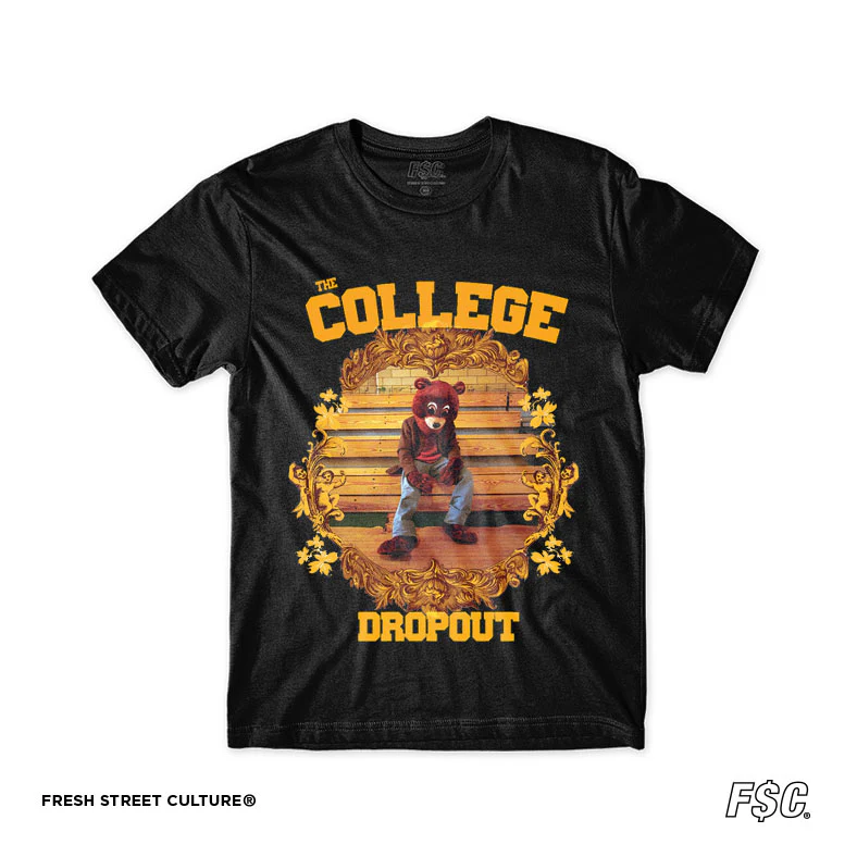 T-shirt Rockinstone Kanye West / The College Dropout(s)