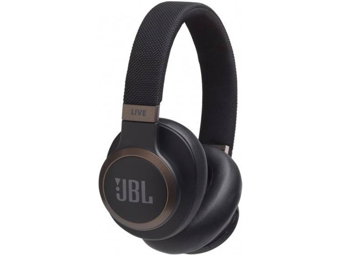 Auscultadores Bluetooth JBL Live 650 (On Ear - Microfone - Noise Cancelling - Preto)