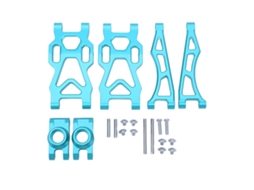 Kit Braço Suspensão Traseira Scy 1/16 Carro Rc Azul