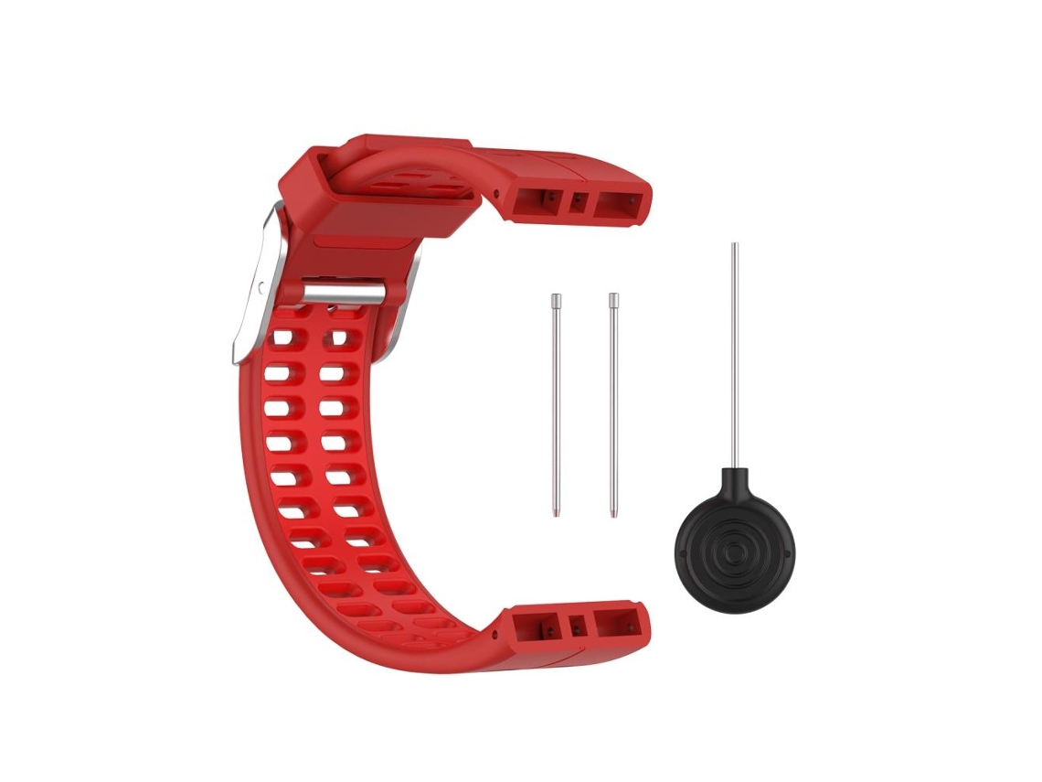 Pulseira De Silicone Dual Cor Para Polar V800