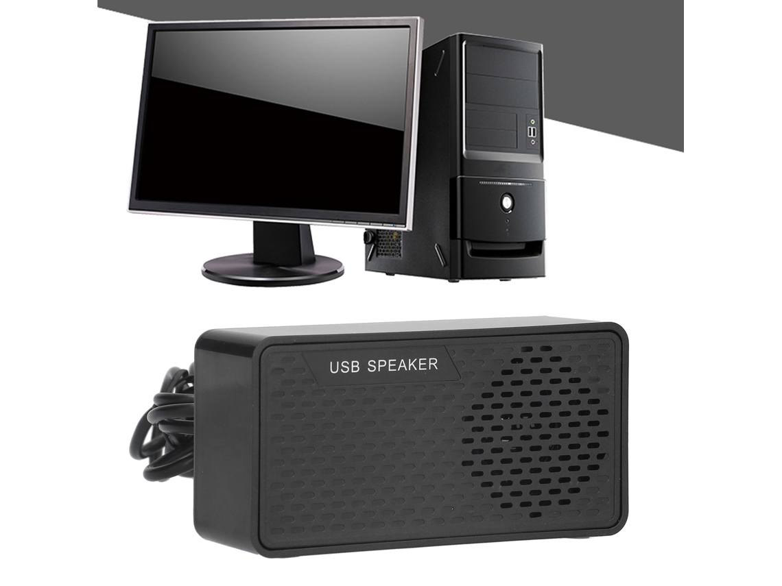 Alto Falante De Mesa Com Placa De Som Integrada, Sem Driver, Mini Alto Falante Usb Portátil Para Casa Slowmoose