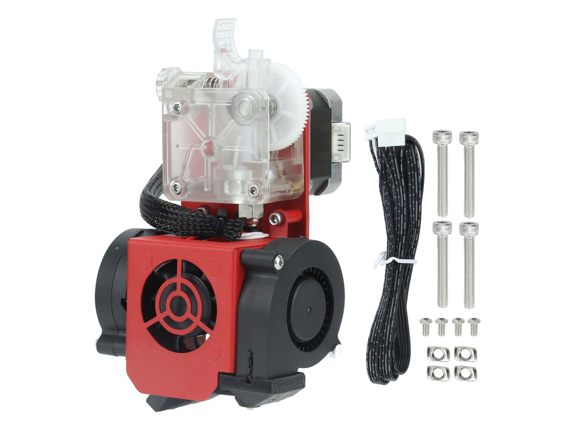 Conjunto Extruder Direct Drive com 2 Ventoinhas para Impressora 3d