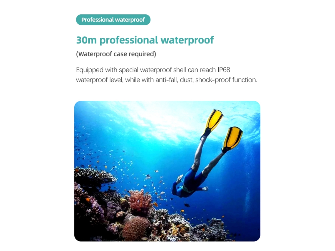 Action Camera LAXISCREED (4k Hd, Underwater Shooting)