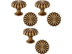Conjunto de 6 Puxadores Armário 6 P, , Produto de Alta Qualidade, Ideal para Uso Residencial e Comercial
