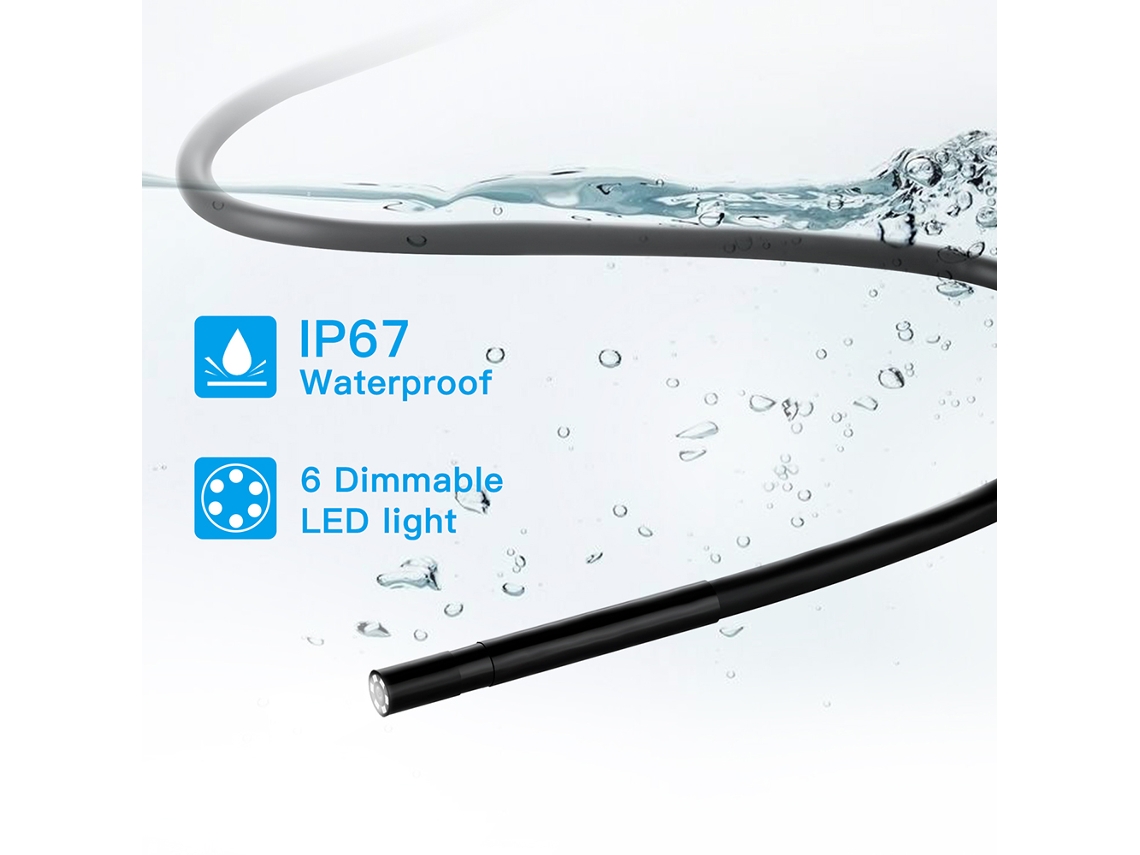Endoscópio Wifi Borescope 5.5mm Ip67 6 Leds Ios/android S/MARCA