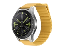 Pulseira Universal De Couro Com Fecho Magnético Para Amazfit Gts 4 / Gts 4 Mini / Gts 3 (20 Mm).