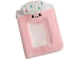 Alasum Álbum De Fotos Em Peluche Rosa 3 Bolsas Álbum De Fotos Personalizável Diy Substituível Para Lembranças
