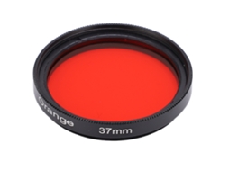 Filtro De Lente De Color Completo 37mm Resistente A Raspones Y Agua Kit Para Cámara Slr Naranja
